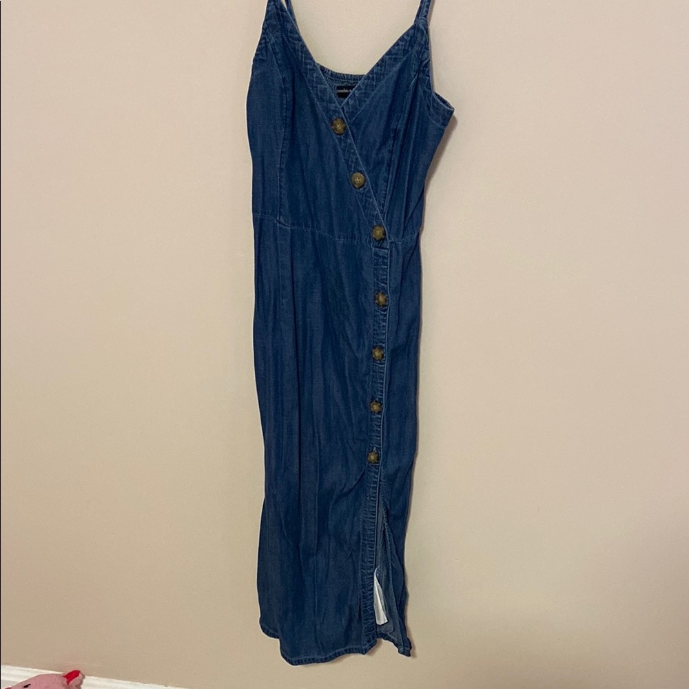 Abercrombie & Fitch Denim button up dress sz small